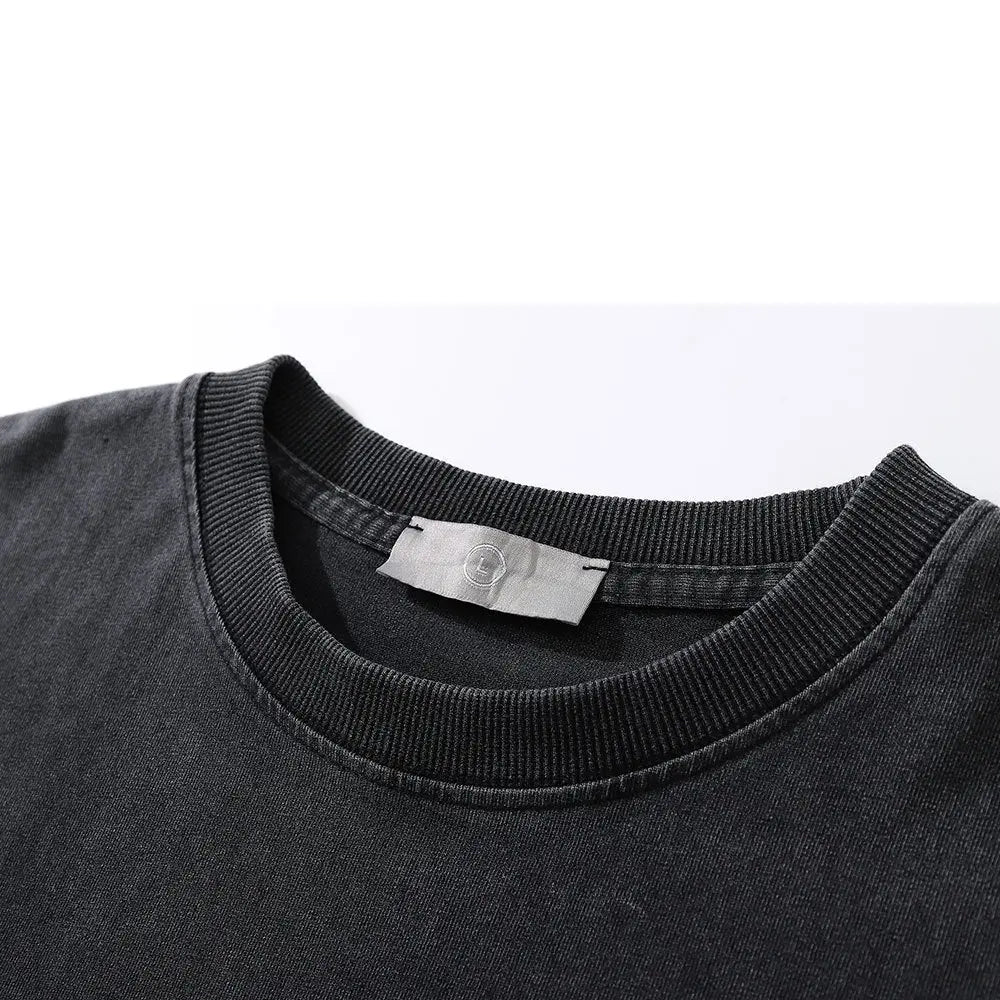 Devil Print Washed T-shirt Men Novara Shop Devil Print Washed T-shirt Men  Novara Shop  Devil Print Washed T-shirt Men