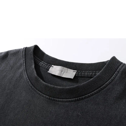 Devil Print Washed T-shirt Men Novara Shop Devil Print Washed T-shirt Men  Novara Shop  Devil Print Washed T-shirt Men