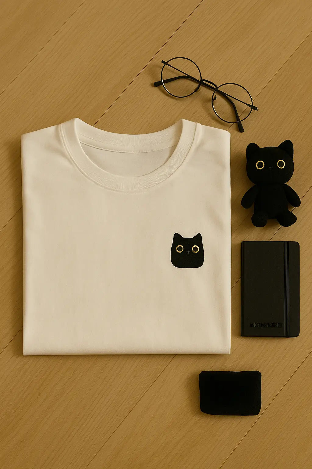 Fashion Women T-shirt Cartoon Cat Print Short Sleeve T Shirt Female Harajuku Casual O-Neck Clothes Top Unisex Streetwear Y2k Tee - Novarashop