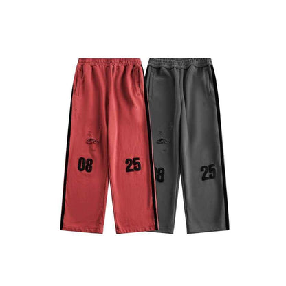 American Striped Sports Trousers For Men And Women