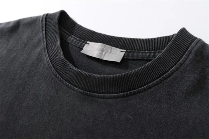 Devil Print Washed T-shirt Men Novara Shop Devil Print Washed T-shirt Men  Novara Shop  Devil Print Washed T-shirt Men