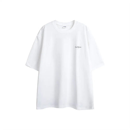 Letter Print Short-sleeve T-shirt For Women Novara Shop  34.50 Novara Shop White / XXL  34.50