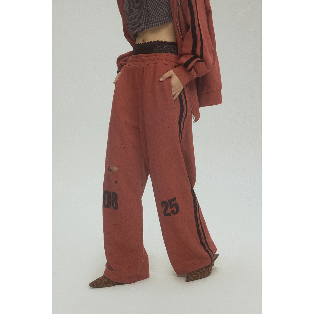American Striped Sports Trousers For Men And Women Novara Shop   Novara Shop