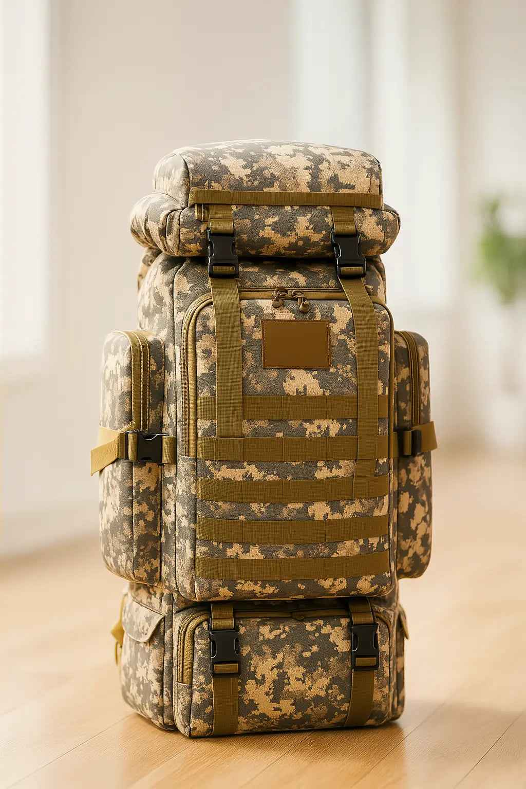 2025 New 80L Waterproof Hiking Backpack for Camping and Trekking - Large Capacity Rucksack for Outdoor Sports, Men and Women