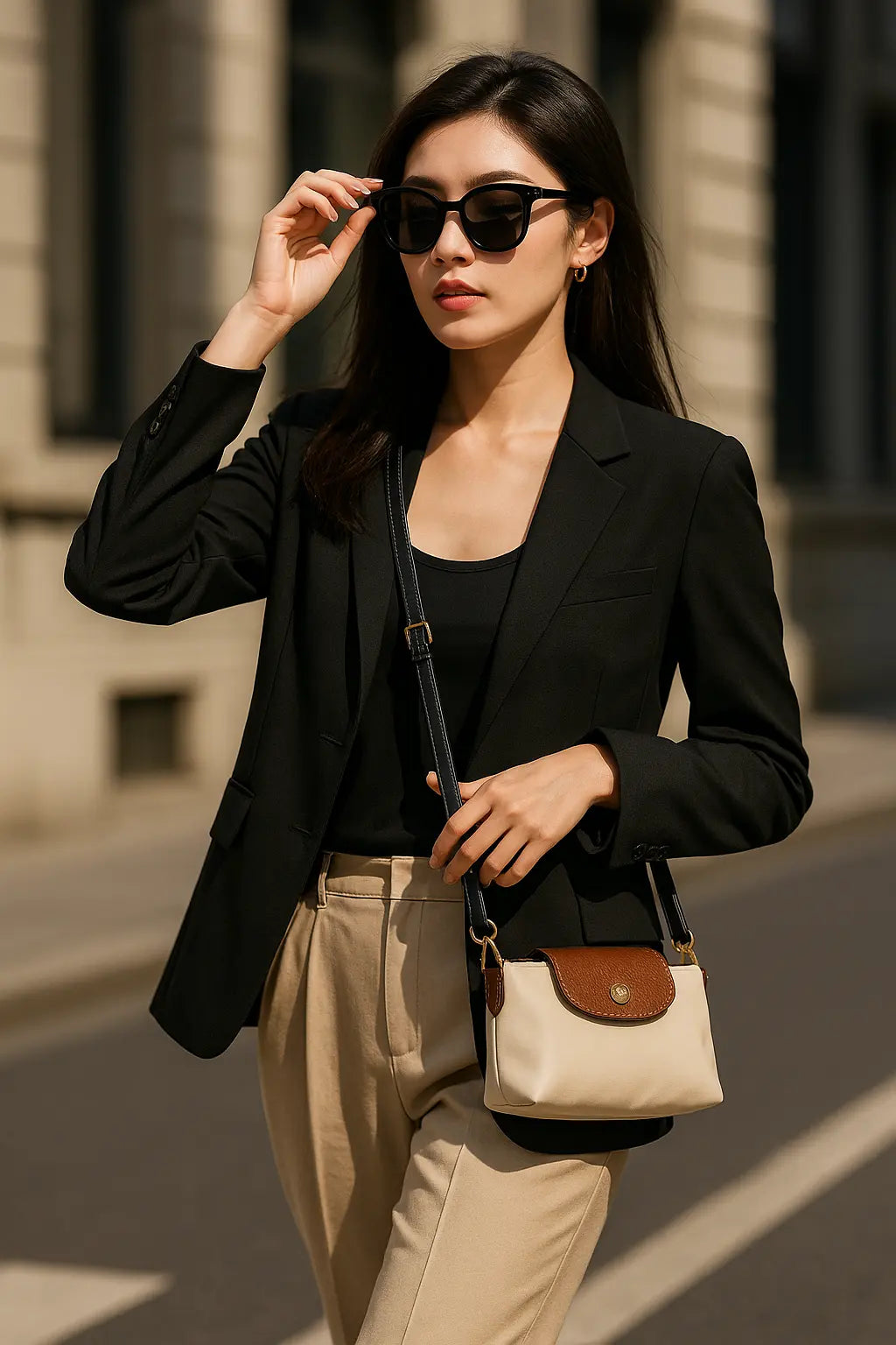 Mini Nylon Dumpling Bun Non Perforated Single Shoulder Women&