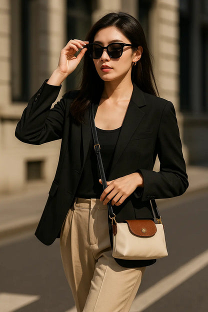 Mini Nylon Dumpling Bun Non Perforated Single Shoulder Women&
