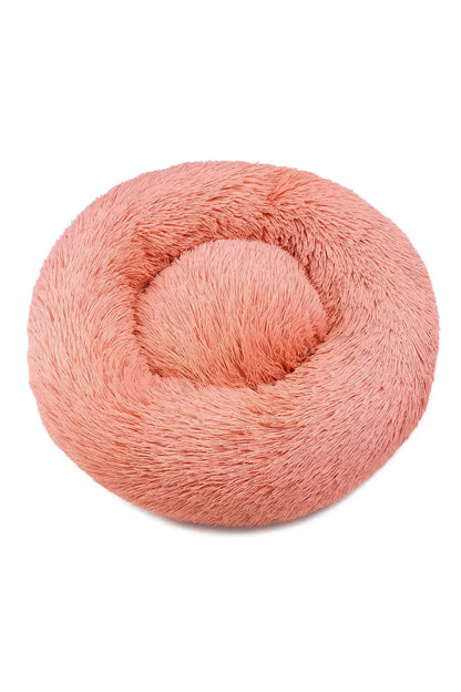 Round Dog Bed Winter Warm Cat Bed Plush Basket for Dog Washable Pet Bed for Small Medium Large Dog Sofa Cat - Novarashop