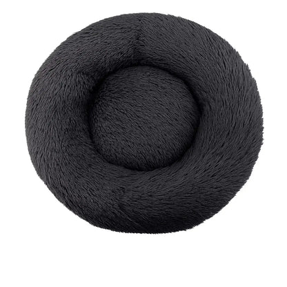 Round Dog Bed Winter Warm Cat Bed Plush Basket for Dog Washable Pet Bed for Small Medium Large Dog Sofa Cat - Novarashop