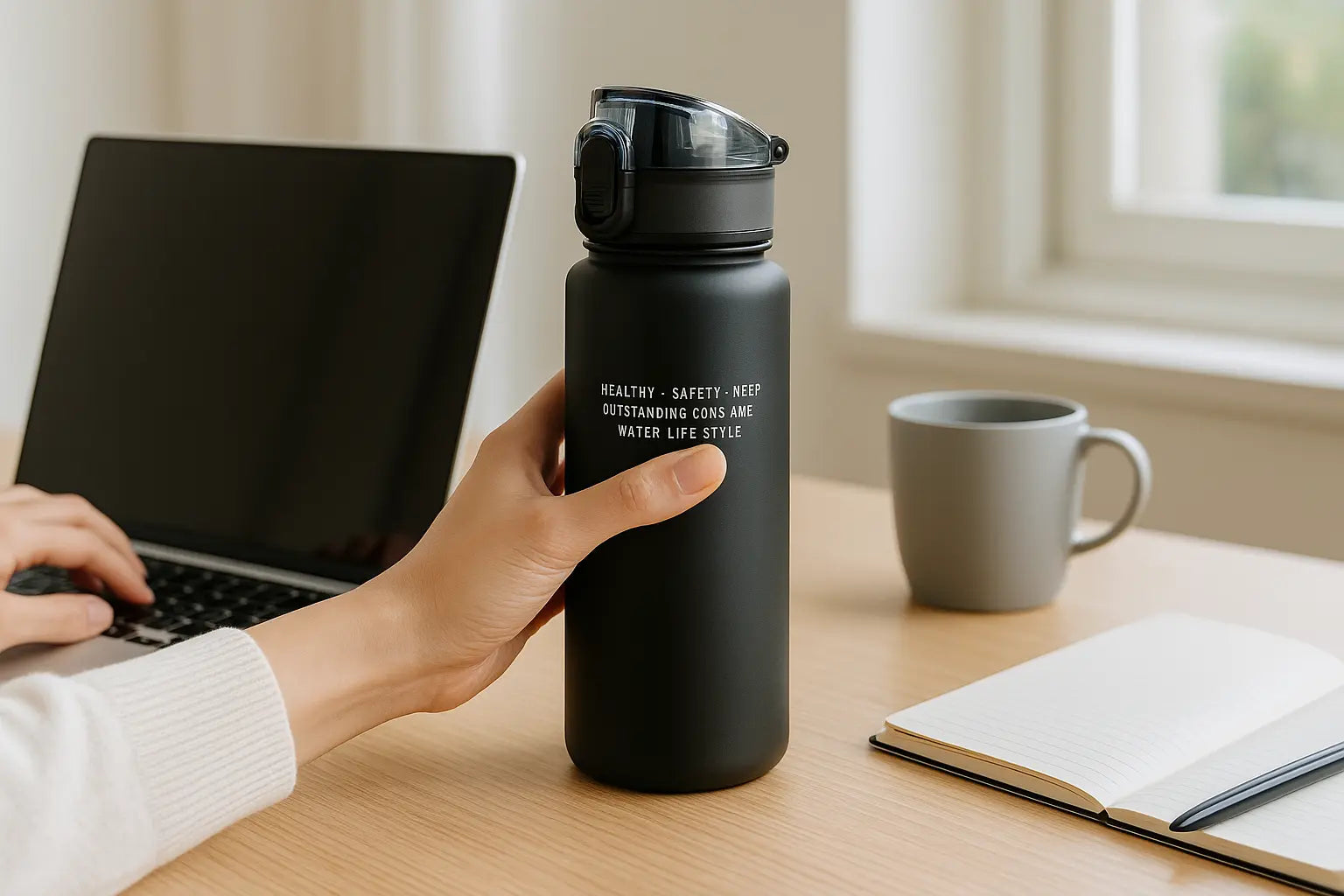 Brand BPA Free Leak Proof Sports Water Bottle High Quality Tour Hiking Portable My Favorite Drink Bottles 400ml 560ml - Novarashop