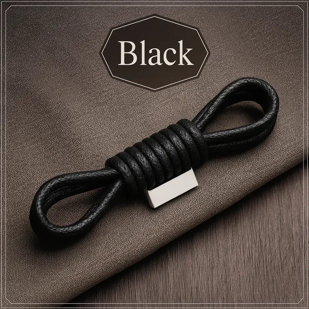 Leather Shoe Laces | Round Waxed Laces | Novara Shop
