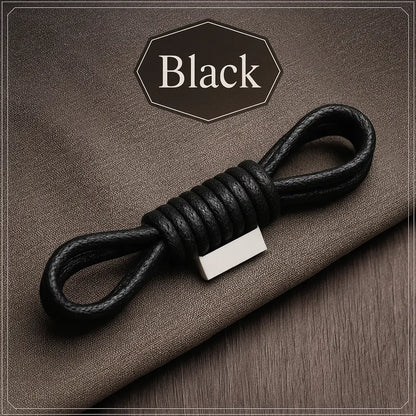 Leather Shoe Laces | Round Waxed Laces | Novara Shop