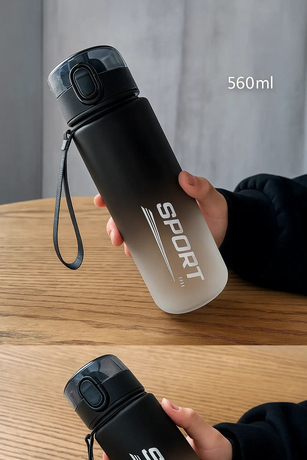 Brand BPA Free Leak Proof Sports Water Bottle High Quality Tour Hiking Portable My Favorite Drink Bottles 400ml 560ml - Novarashop