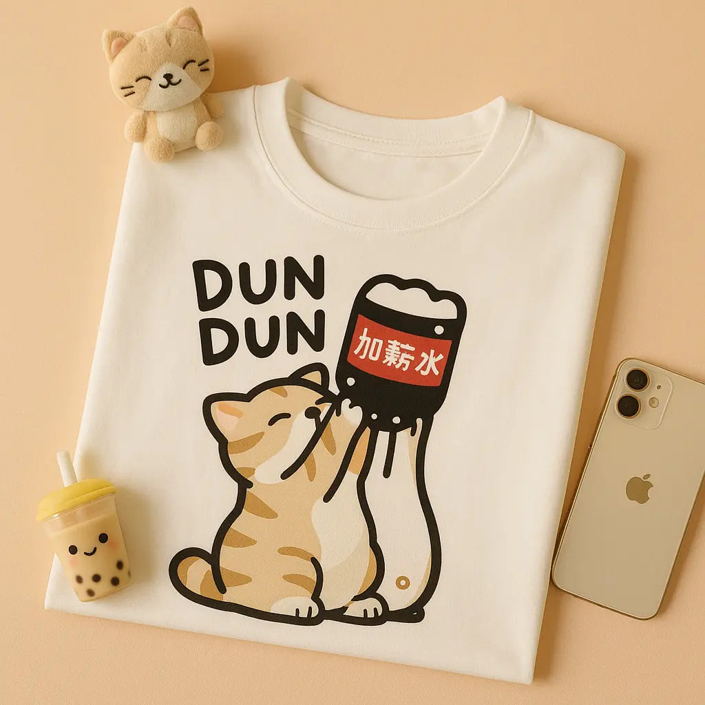 T Shirt Cat Chinoiserie Style Funny Summer Retro Trend Cartoon Kitten Tops Tee T-shirt Women Design Lovers Casual Short Sleeved - Novarashop