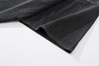 Devil Print Washed T-shirt Men Novara Shop Devil Print Washed T-shirt Men  Novara Shop  Devil Print Washed T-shirt Men