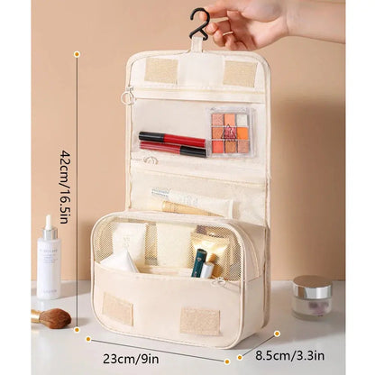 Large Travel Makeup Bag - Capacity Dry Wet Separation Handheld Storage Bag, Washable Multi-Functional Hanging Makeup Bag Novara Shop   Novara Shop