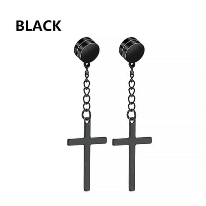 1Pairs Crystal Strong Magnetic Ear Stud Clip Earrings for My Novara Shop   Novara Shop