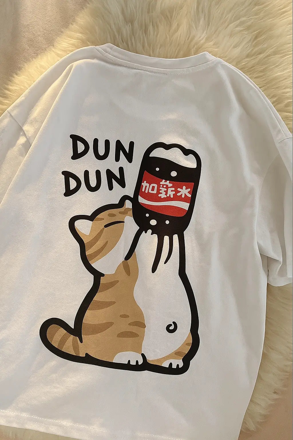 T Shirt Cat Chinoiserie Style Funny Summer Retro Trend Cartoon Kitten Tops Tee T-shirt Women Design Lovers Casual Short Sleeved - Novarashop