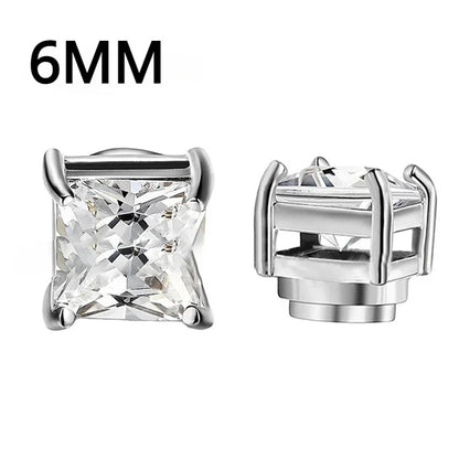 1Pairs Crystal Strong Magnetic Ear Stud Clip Earrings for My Novara Shop   Novara Shop