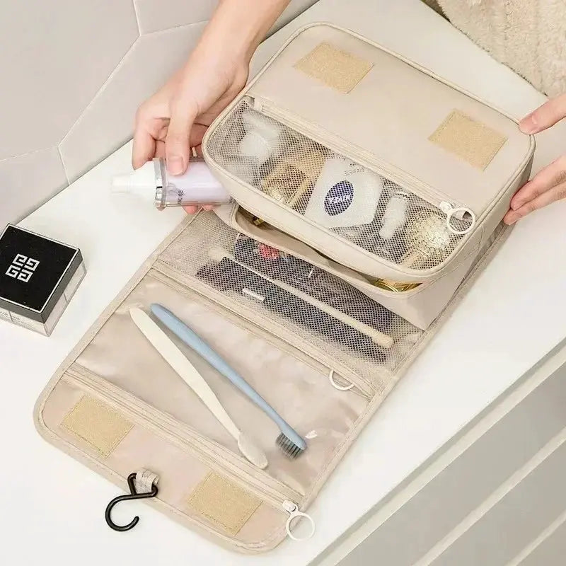 Large Travel Makeup Bag - Capacity Dry Wet Separation Handheld Storage Bag, Washable Multi-Functional Hanging Makeup Bag Novara Shop   Novara Shop