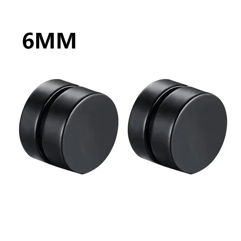 1Pairs Crystal Strong Magnetic Ear Stud Clip Earrings for My Novara Shop   Novara Shop