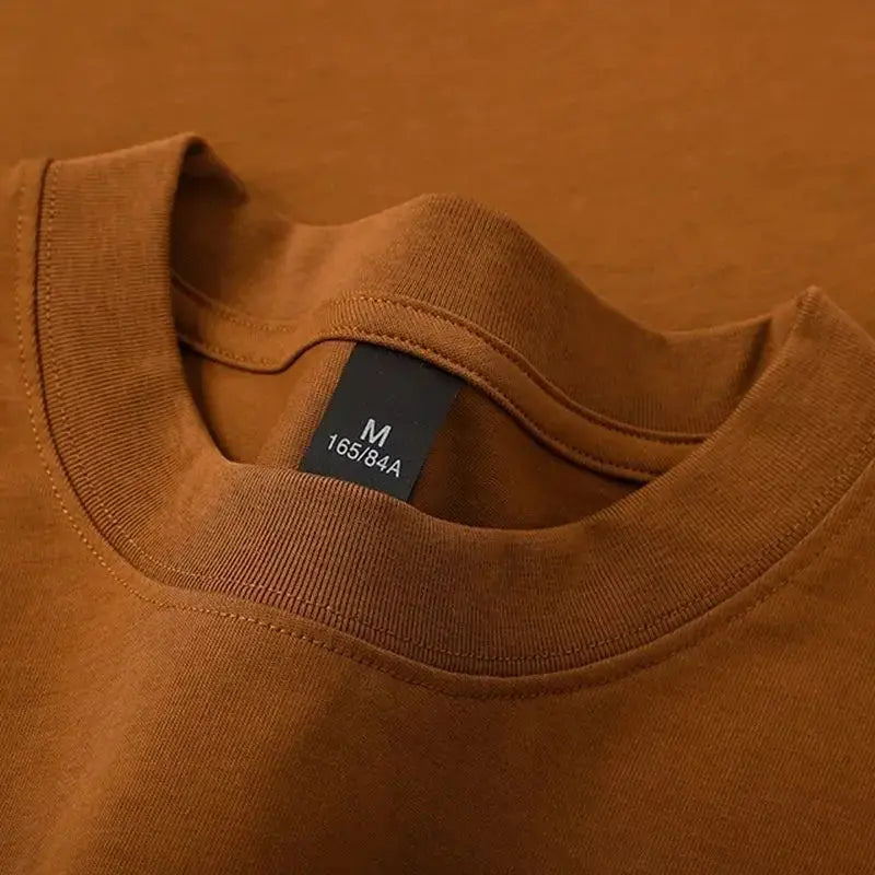 600grams 100% Cotton Men Oversized Heavyweight T Shirt Summer Women Short Sleeve Top Casual Men&