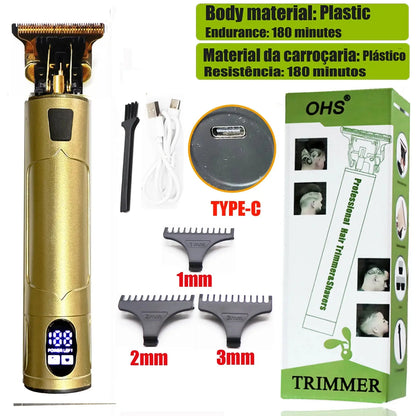Vintage T9 Hair Clipper Beard Shaving Body Hair Trimmer Clippers Electric Men Haircut Machine 0mm Barber Shaver Novara Shop   Novara Shop