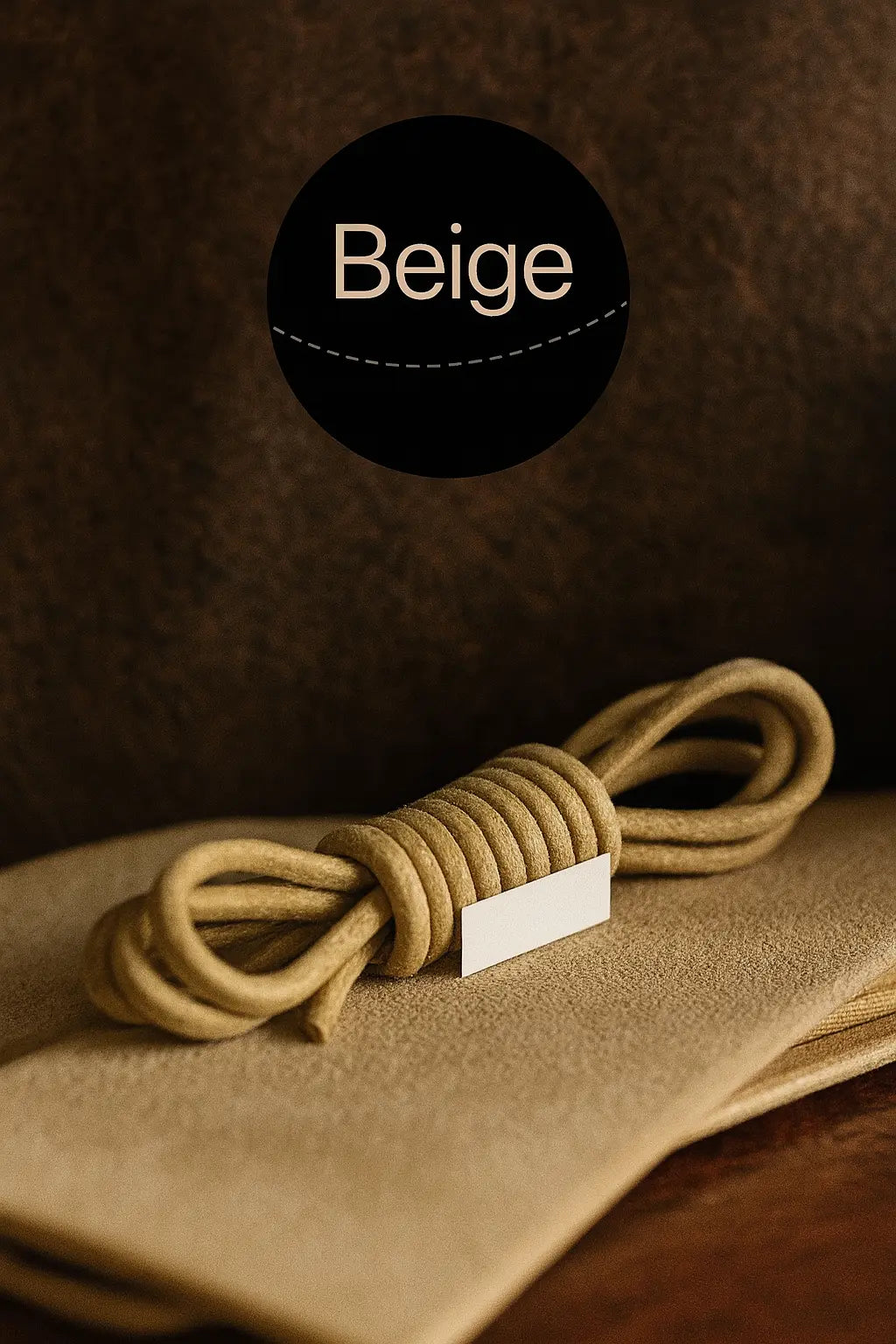 Leather Shoe Laces | Round Waxed Laces | Novara Shop