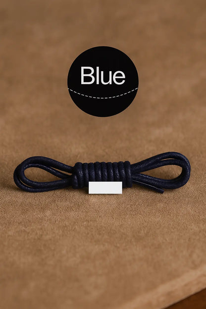 Leather Shoe Laces | Round Waxed Laces | Novara Shop