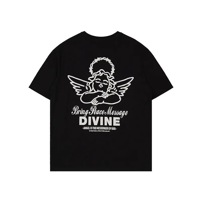 Original Angel Print T-shirt Novara Shop   Novara Shop