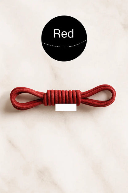 Leather Shoe Laces | Round Waxed Laces | Novara Shop