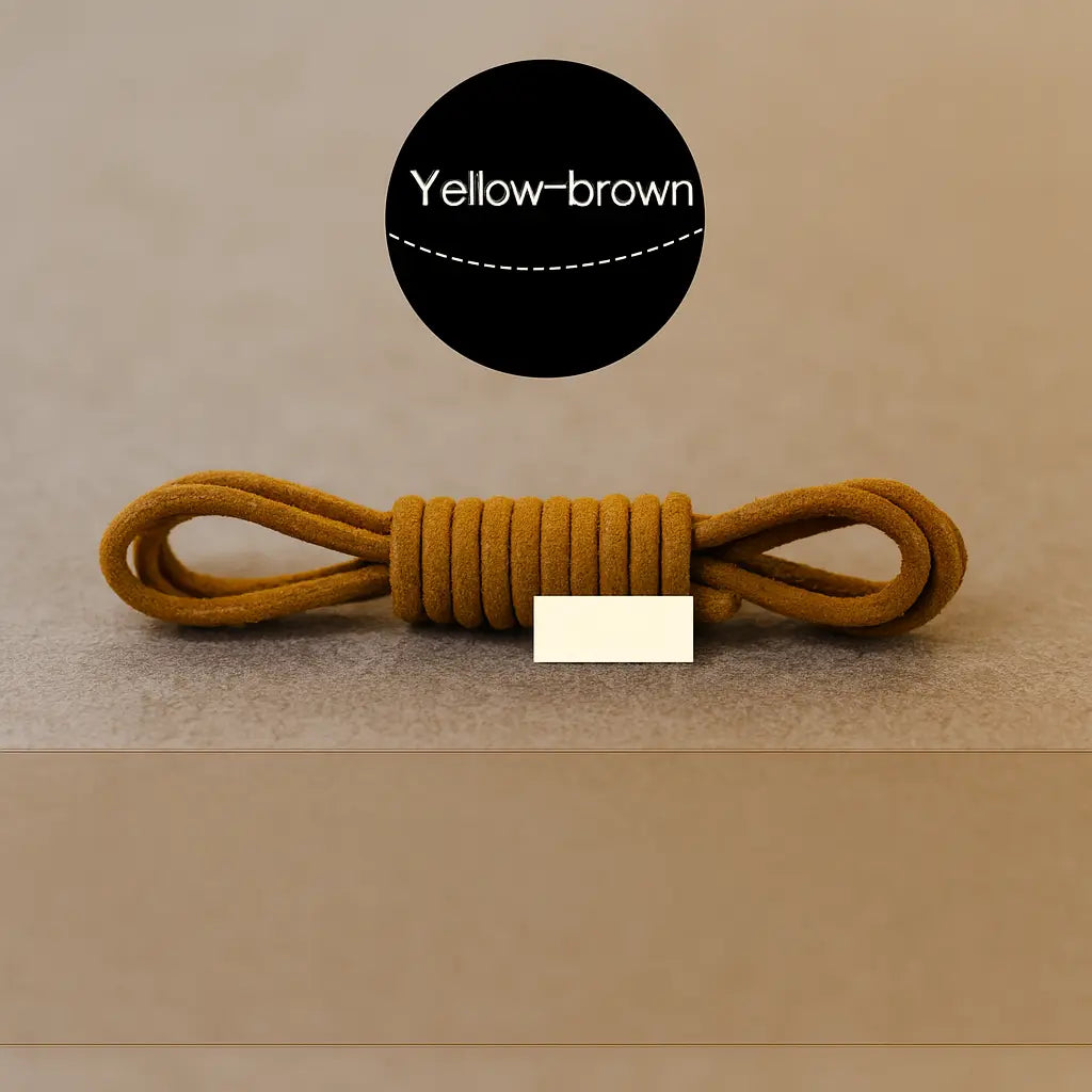 Leather Shoe Laces | Round Waxed Laces | Novara Shop