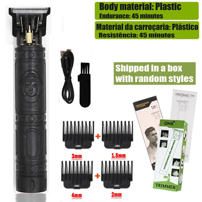 Vintage T9 Hair Clipper Beard Shaving Body Hair Trimmer Clippers Electric Men Haircut Machine 0mm Barber Shaver Novara Shop   Novara Shop