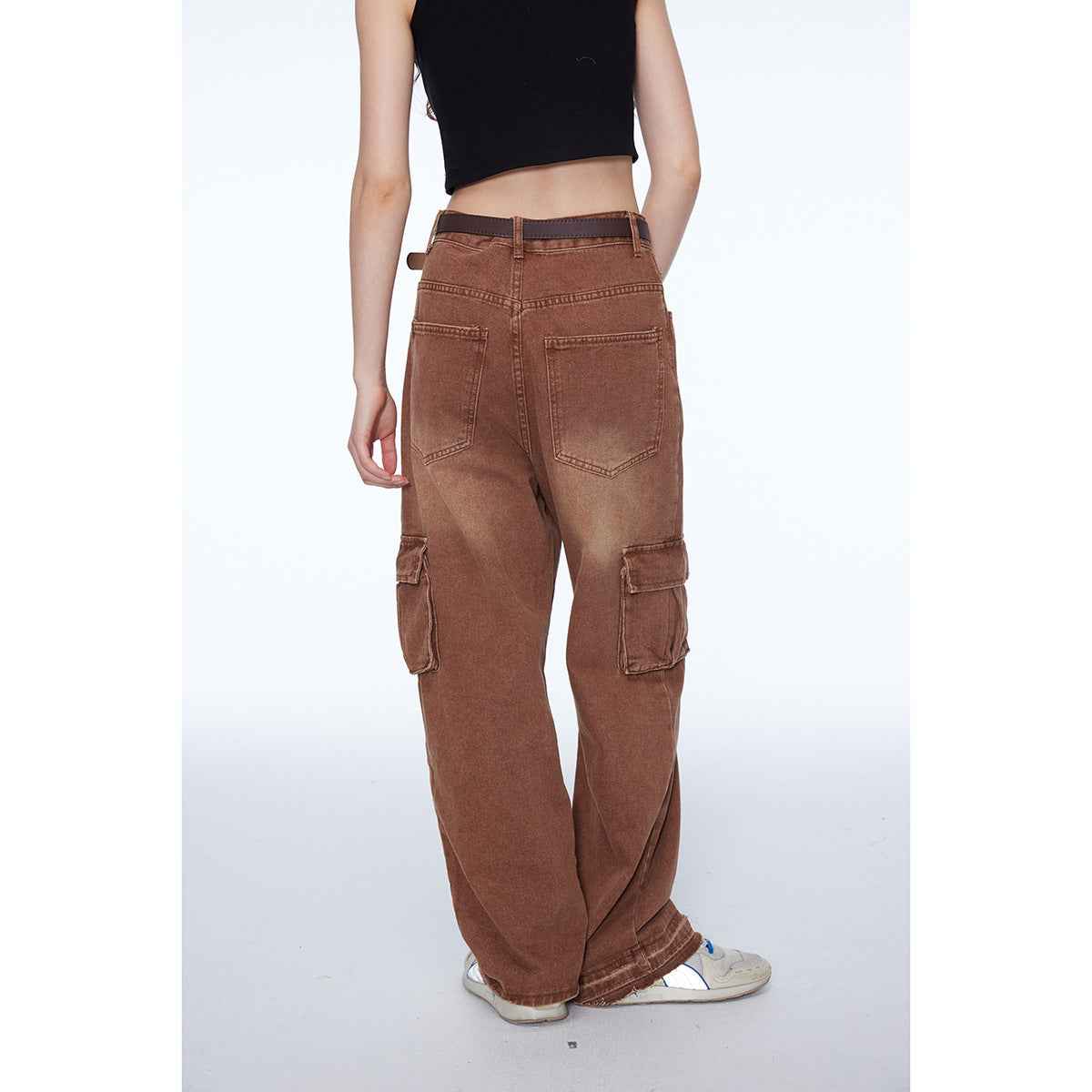 Retro Workwear Casual Pants For Men And Women