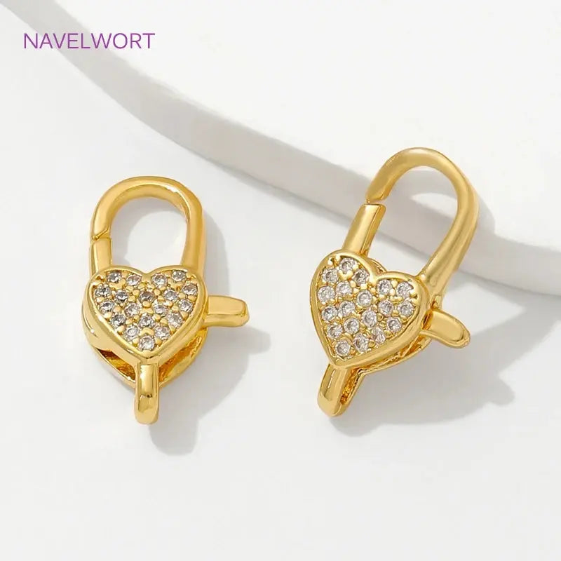 Gold Lobster Clasps | Zircon Lobster Clasp | Novara Shop