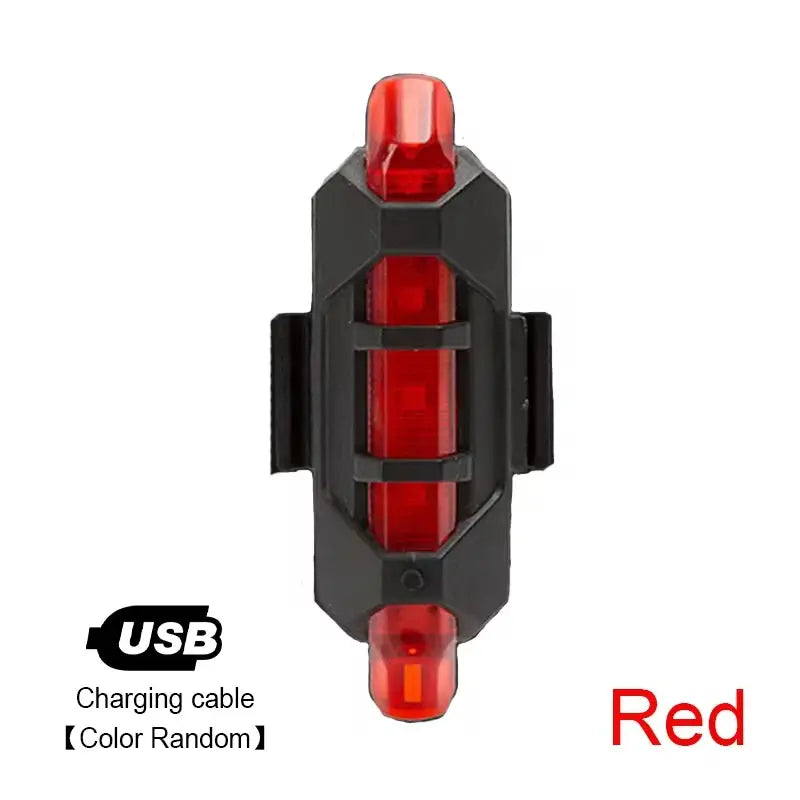 Bike Light Set Bicycle Headlight Taillight USB Rechargeable MTB Bike Front Rear Lamp Set Cycling Flashlight Bicycle Accessories Novara Shop   Novara Shop