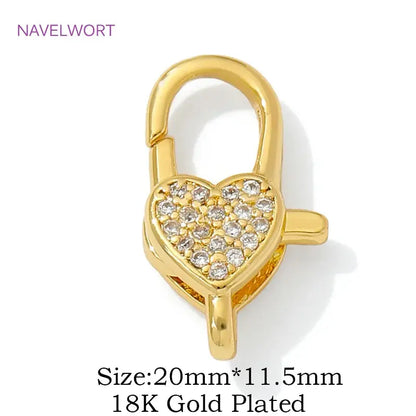Gold Lobster Clasps | Zircon Lobster Clasp | Novara Shop