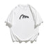 Fashion Cotton Print Short Sleeve T-shirt Men Novara Shop  36.58 Novara Shop White / XL  36.58