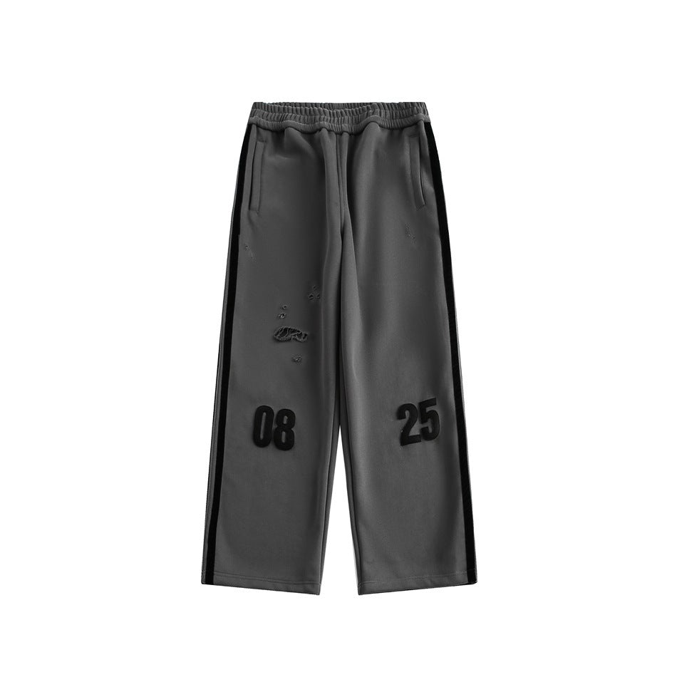American Striped Sports Trousers For Men And Women Novara Shop  65.04 Novara Shop Gray / XXL  65.04