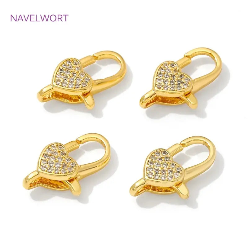Gold Lobster Clasps | Zircon Lobster Clasp | Novara Shop