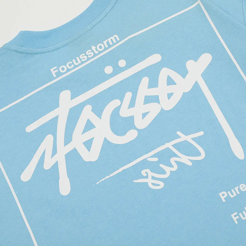 Fashion Letter Print Short-sleeve T-shirt Men Novara Shop   Novara Shop