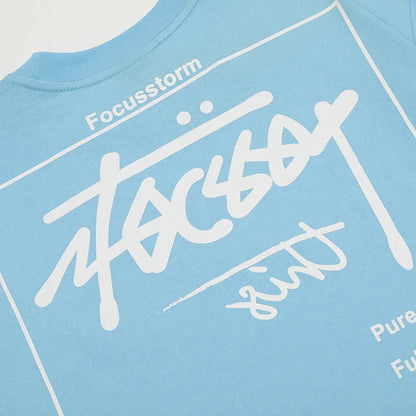 Fashion Letter Print Short-sleeve T-shirt Men Novara Shop   Novara Shop