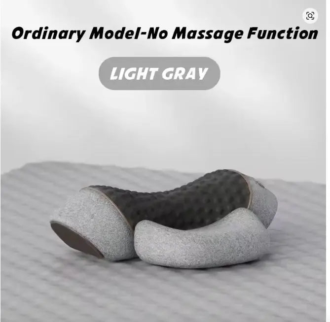 Electric Massager Cervical Pillow Hot Compress Vibration Massage Neck Traction Relax Sleeping Pillow Spine Support Normal - Novarashop