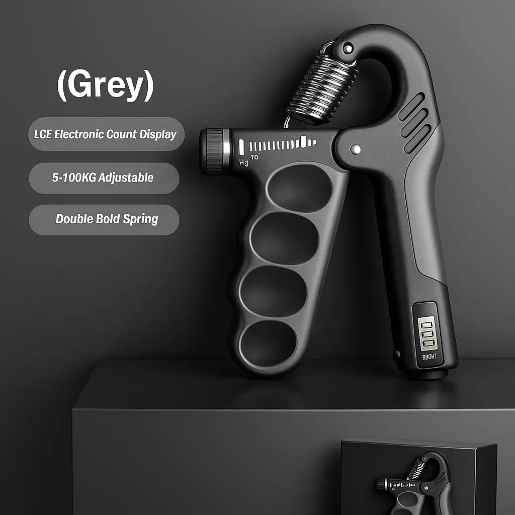 5-100KG Electronic Counting Adjustable Grip For Rehabilitation Hand Muscle Strength Gym Wrist Strengthener Recovery Fitness - Novarashop