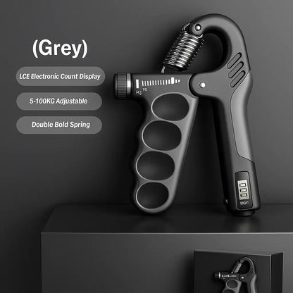 5-100KG Electronic Counting Adjustable Grip For Rehabilitation Hand Muscle Strength Gym Wrist Strengthener Recovery Fitness - Novarashop