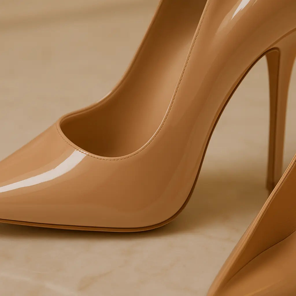 Autumn Patent Leather Concise Women&