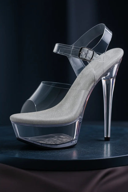 Transparent High Heels | High Heels Sandals | Novara Shop