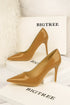 Autumn Patent Leather Concise Women&