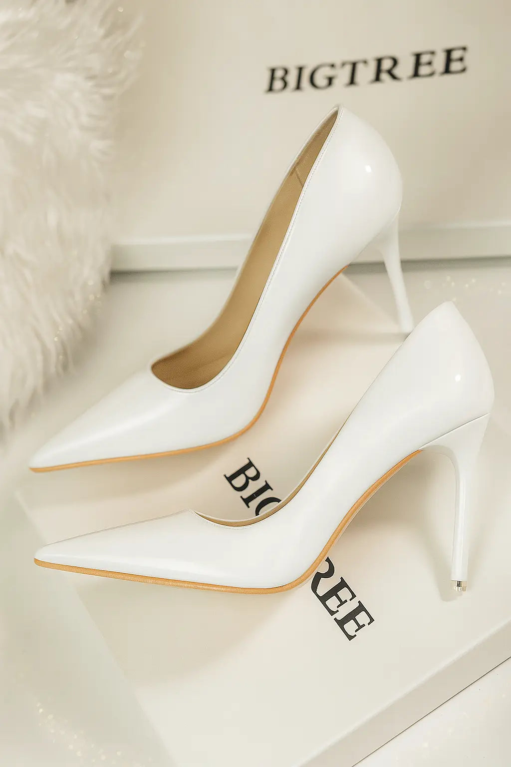 Autumn Patent Leather Concise Women&