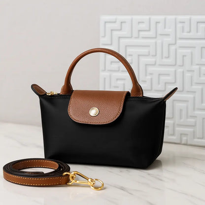 Mini Nylon Dumpling Bun Non Perforated Single Shoulder Women&