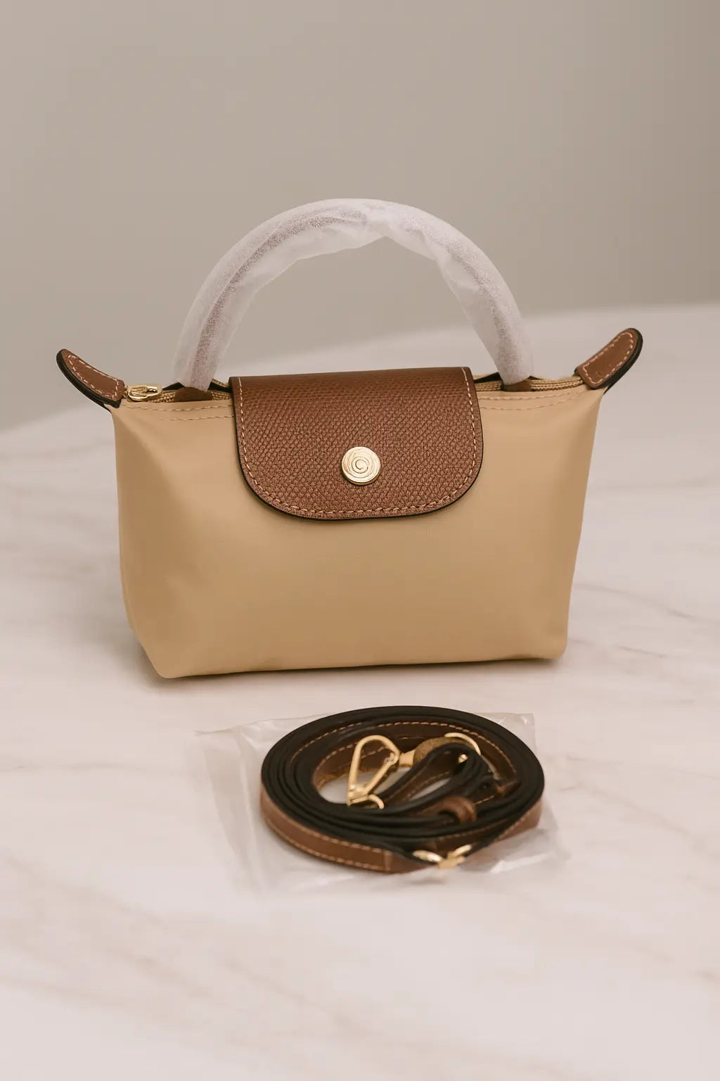 Mini Nylon Dumpling Bun Non Perforated Single Shoulder Women&